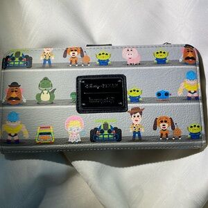 Loungefly Gray Toy Story Character Wallet NWOT
